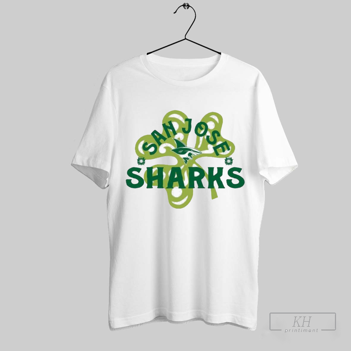 San Jose Sharks Levelwear St Patricks Day Richmond Shamrock Shirt T Shirt