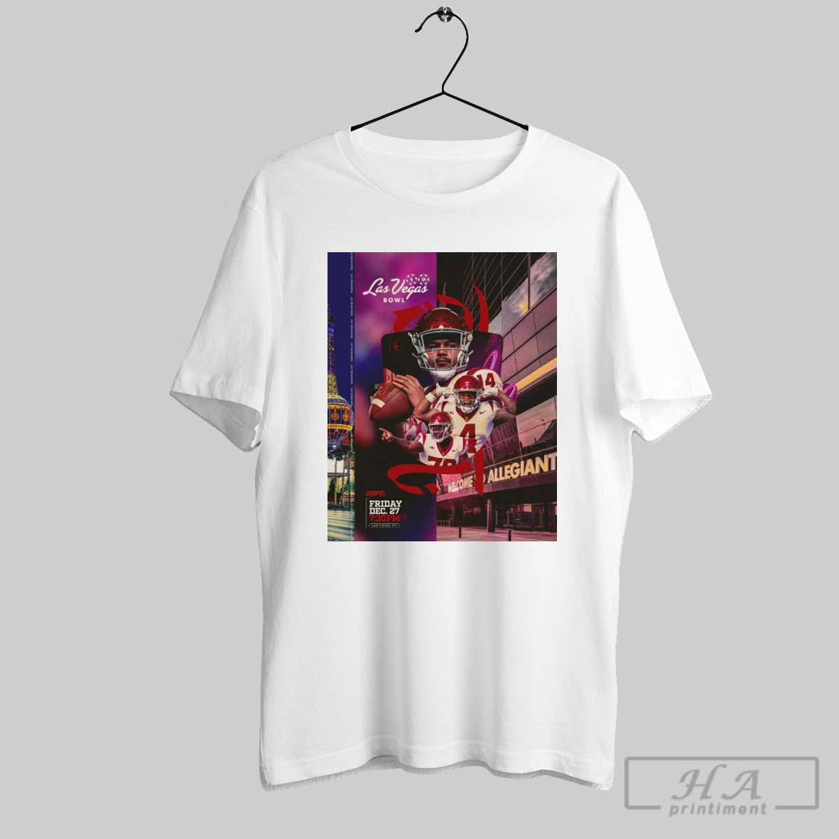 Poster Usc Trojans Las Vegas Bowl Friday Dec 27 Las Vegas Nv Allegiant Stadium T Shirt
