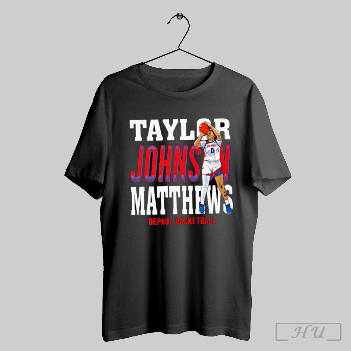 Taylor Johnson Matthews Depaul Basketball Signature Cartoon Shirt Sweatshirt