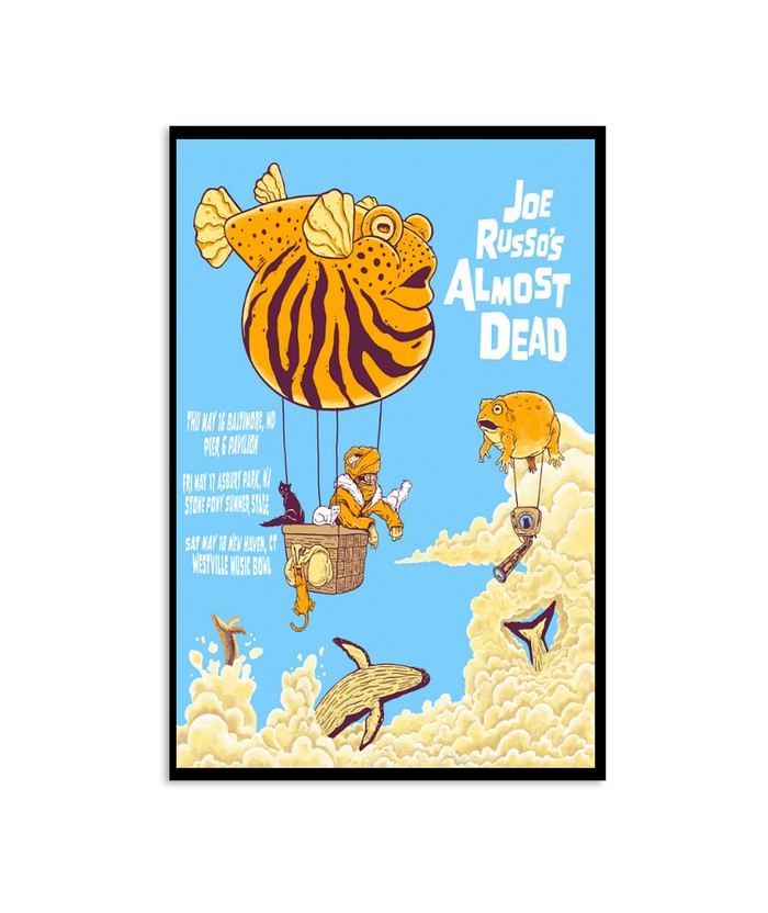 Joe Russo's Almost Dead May 18, 2024 Westville Music Bowl New Haven, CT Poster