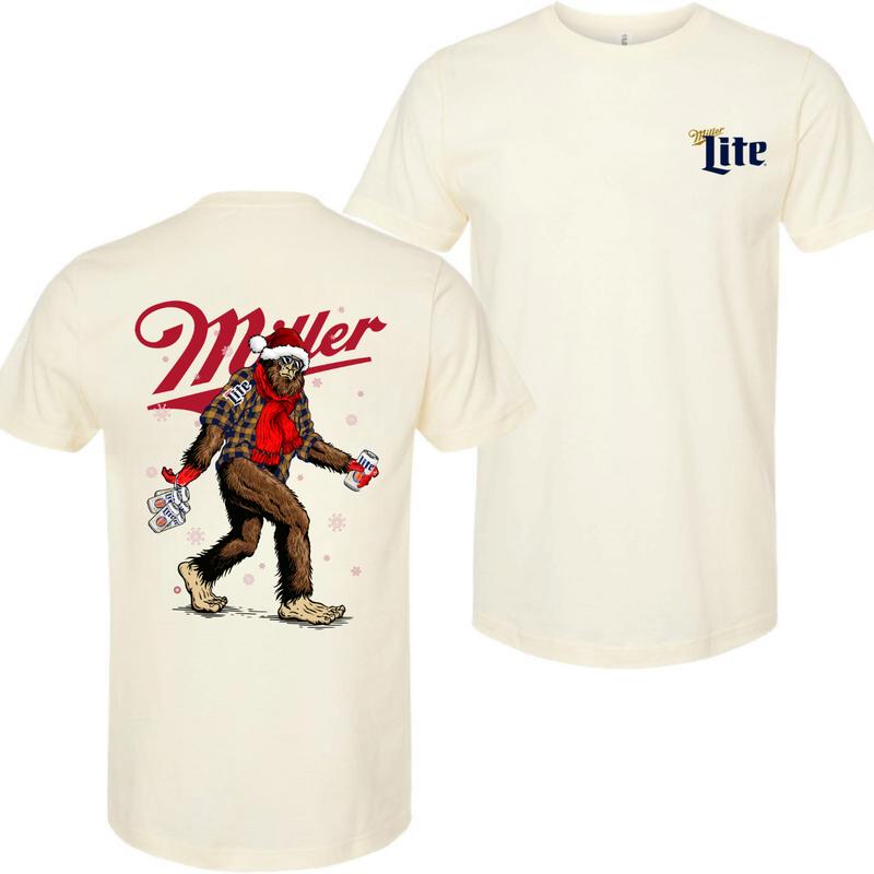 Tastes Like Miller Beer Bigfoot T Shirt, Big Foot Eugene Shirt, Miller High Life Beer Shirt, Unisex T-Shirt, Cotton, Casual Graphic T-shirt, Unisex T-