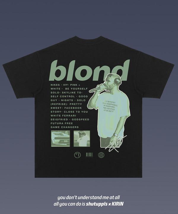 Frank Blond Ocean 2 Sides Short Sleeve Tee Cotton Vintage Shirt To Match Sneaker Hiphop Clothing Rapper Merch Shirt, Hiphop Tour Concert 2024, Gift Fo