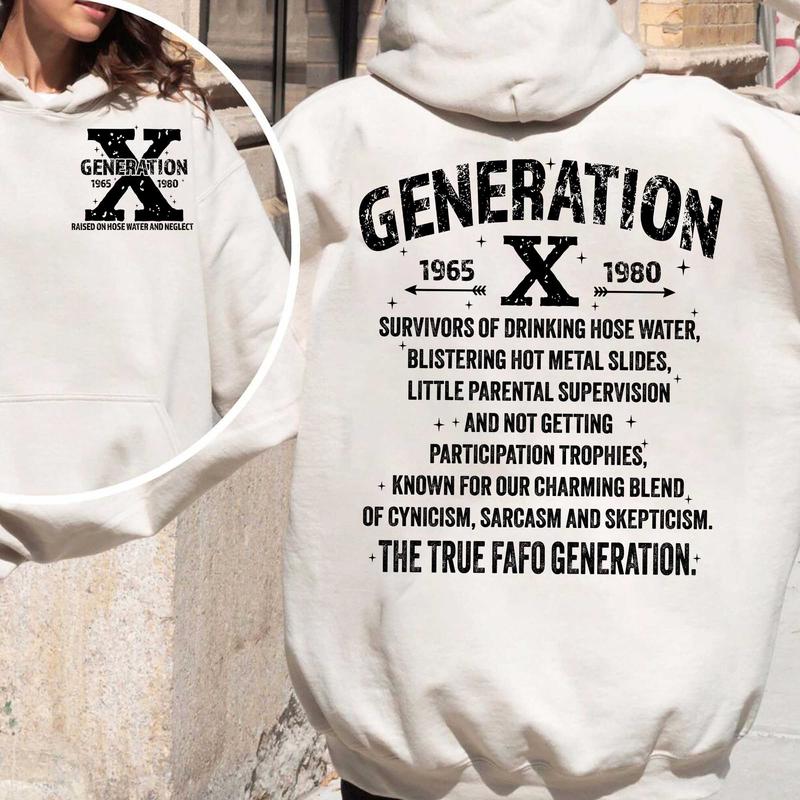 Generation X FAFO shirt Two Side Shirt,  Gen X Fafo Shirt Generation X T Shirt, GenX Shirt - Casual Fit