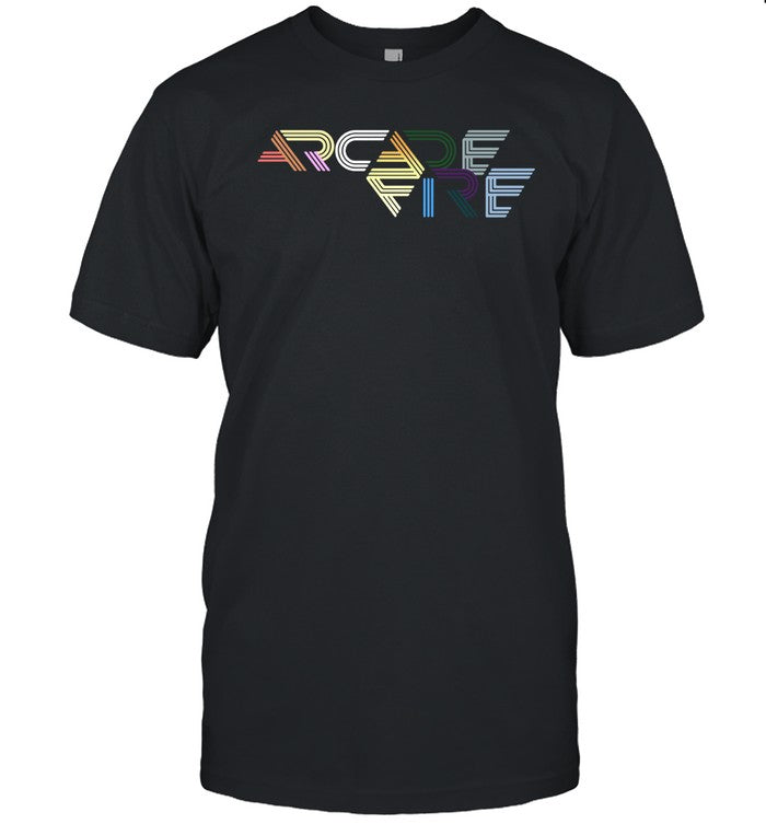 Limited Arcade Fire Logo Arcade Fire T-Shirt