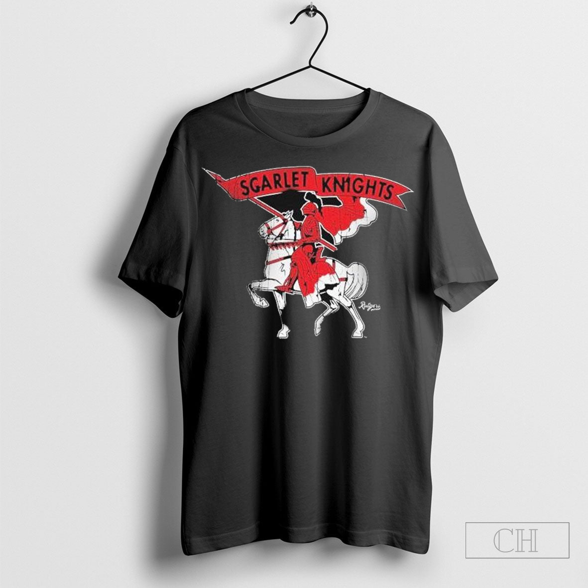 Rutgers Scarlet Knights Basketball Scarlet Knight Mascot T Shirts