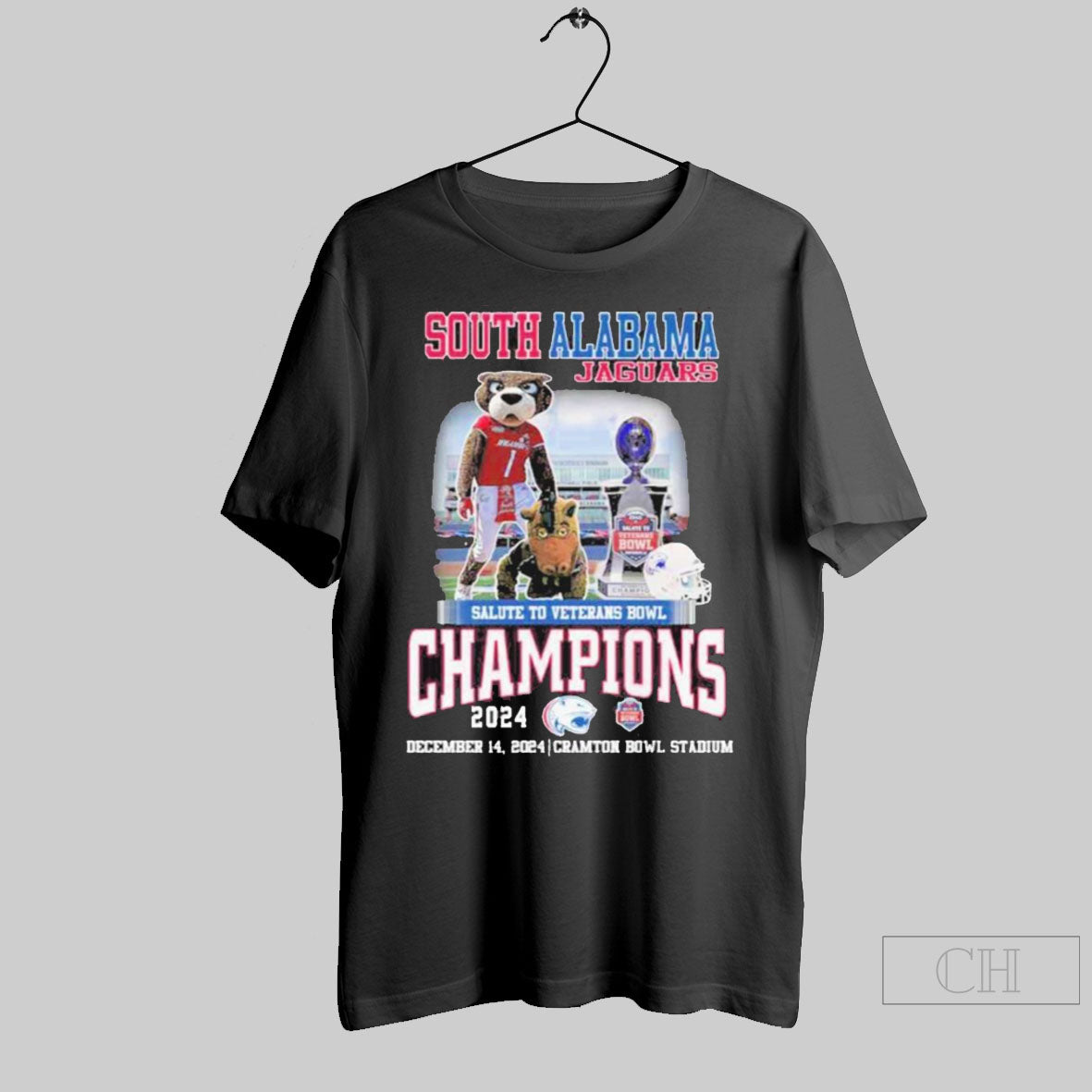 South Albama Jaguars Salute To Veterans Bowl Champion 2024 Shirt Sweater