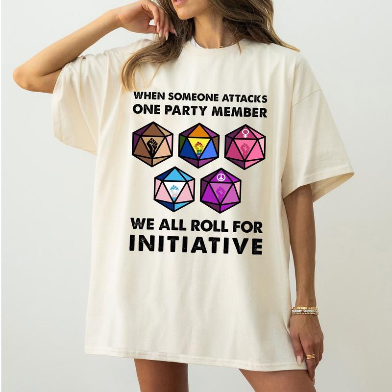 Dungeons And Dragons Board Gamer Shirt Funny Roll For Initiative D&D Sweatshirt Hoodie, Retro Design Unisex Gaming Apparel Cotton Comfort