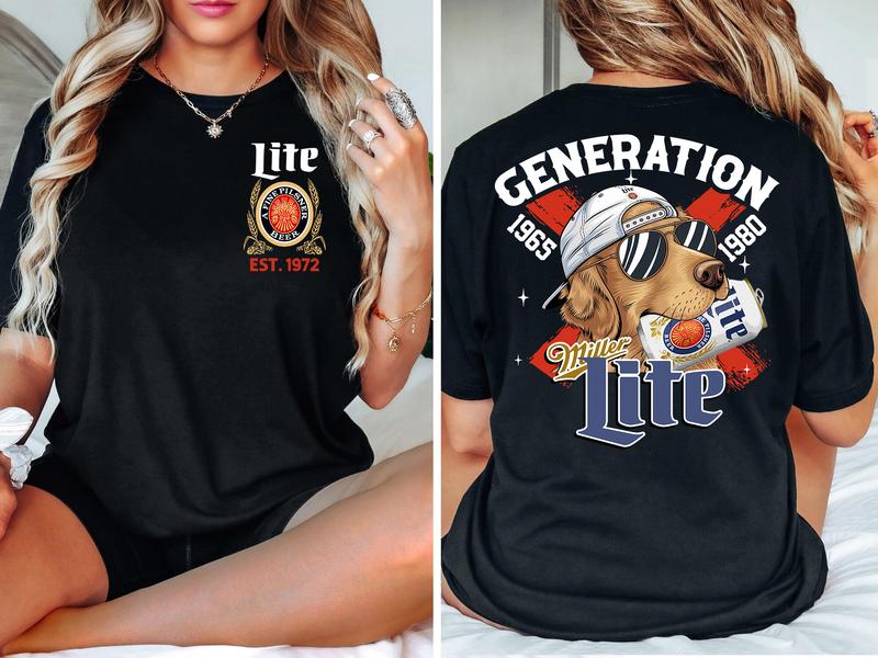 Proud Gen X Dog and Beer Shirt Raised On Hose Water, Vintage Humor T-Shirt