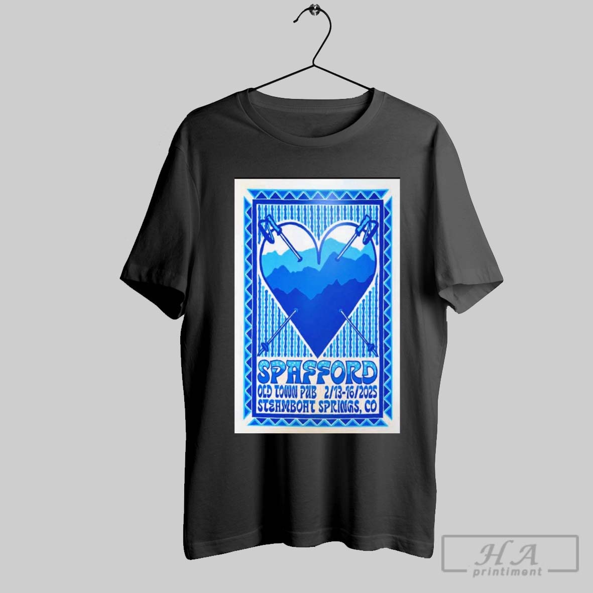 Spafford Steamboat Springs Co February 13 16 2025 Poster T Shirt