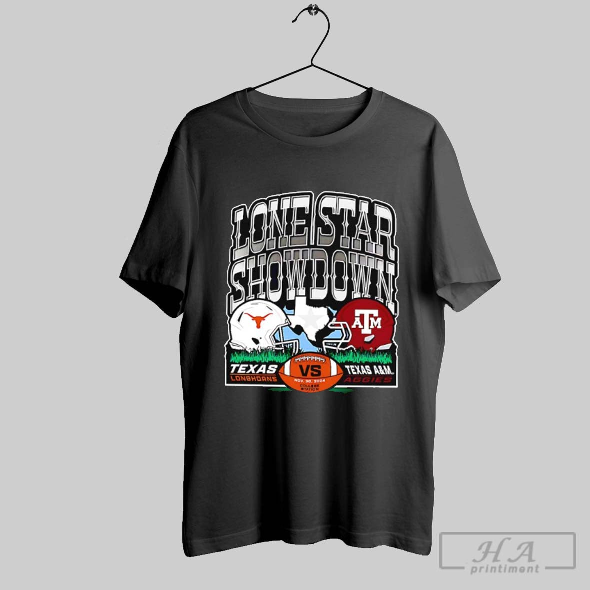 Sec 2024 Lone Star Showdown Helmets Shirt