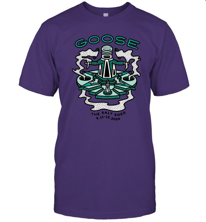 Goose At The Salt Shed In Chicago From September 11-13, 2024 T Shirt