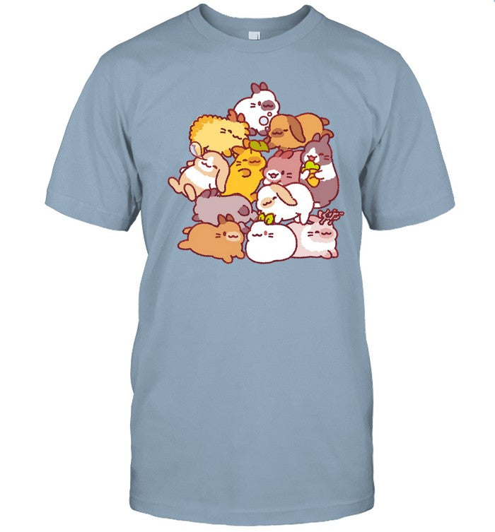 2024 Theyetee Bunny Pile T Shirt