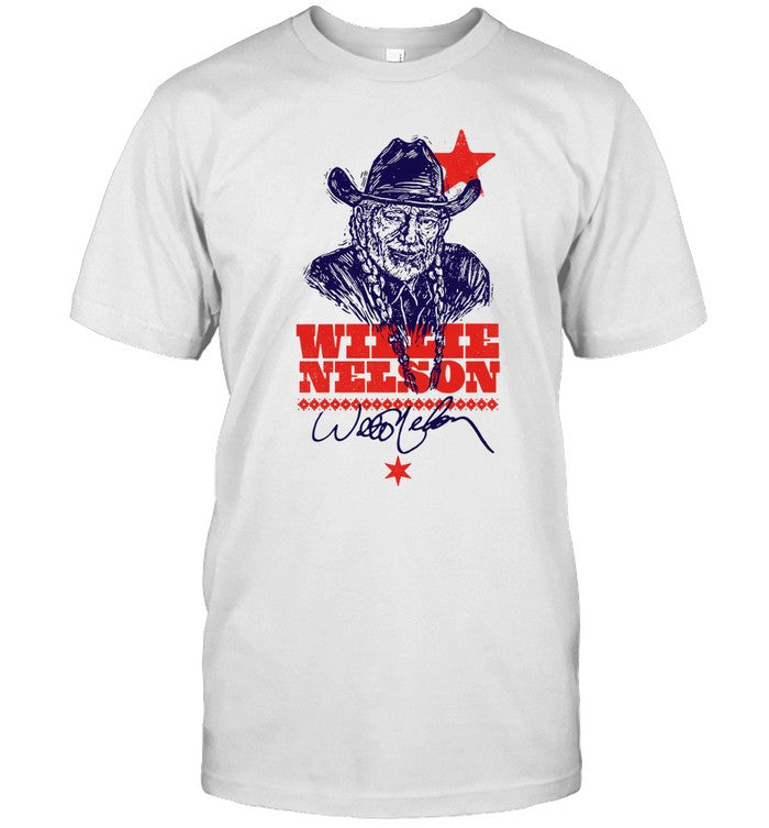 Limited Willie Nelson Woodcut Shirt