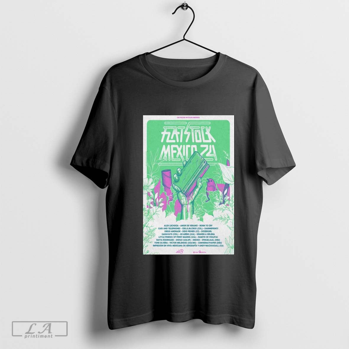Poster Flatstock At AutoÌdromo Hermanos RodriÌguez On Nov 15-17 2024 Show t-shirt