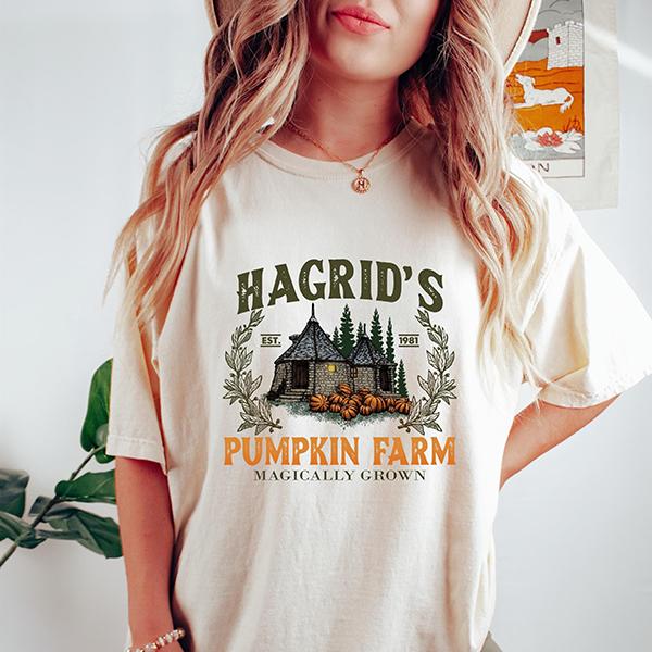 Hagrid's Pumpkin Farm Sweatshirt, Thanksgiving 2024, Fall Sweatshirt, Halloween Sweatshirt, Pumpkin Sweatshirt, Fall Shirt, Book Lover Gift