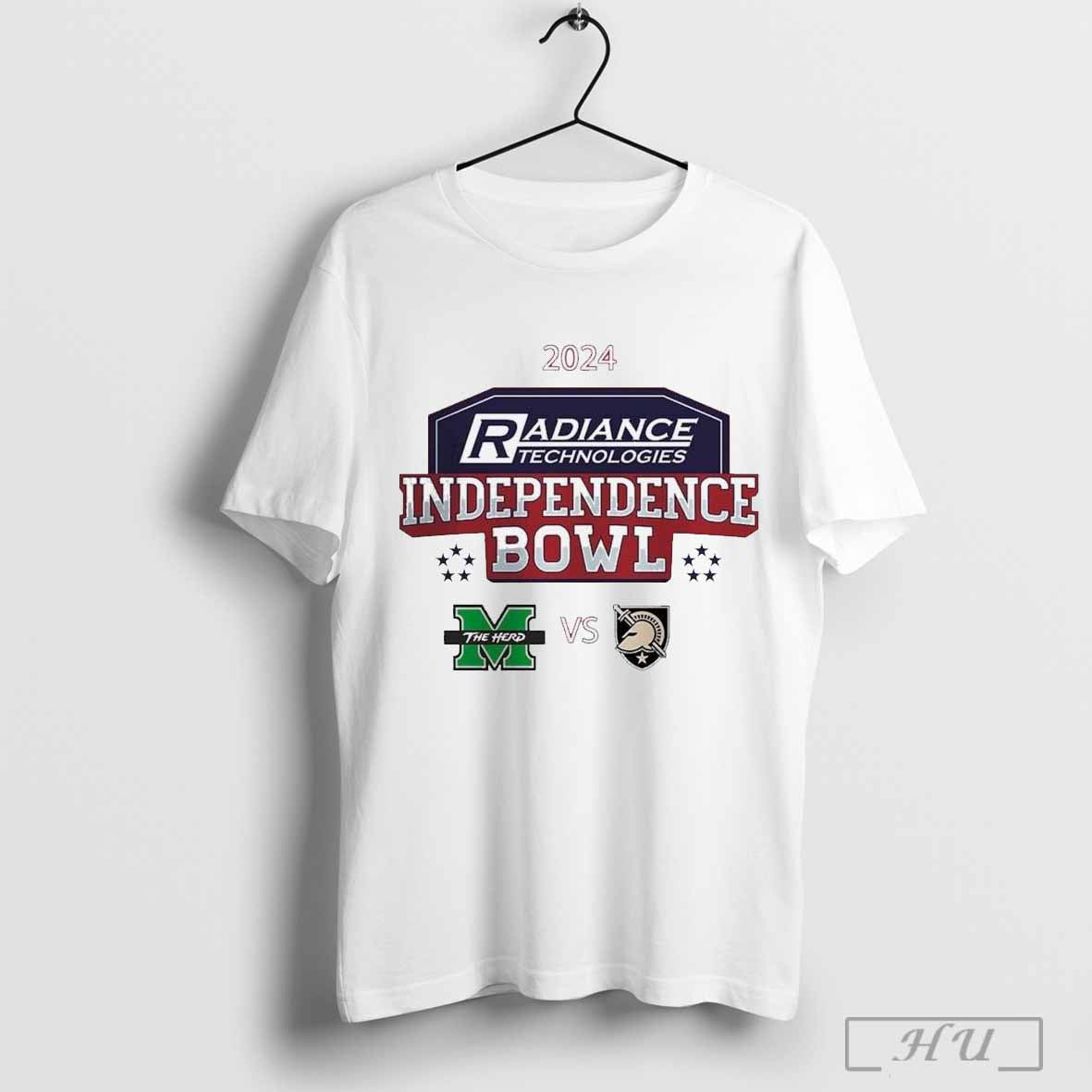 Radiance Technologies Independence Bowl 2024 Marshall Thundering Herd Vs Army Black Knights In Shreveport Los Angeles On Dec 28 2024 T Shirt