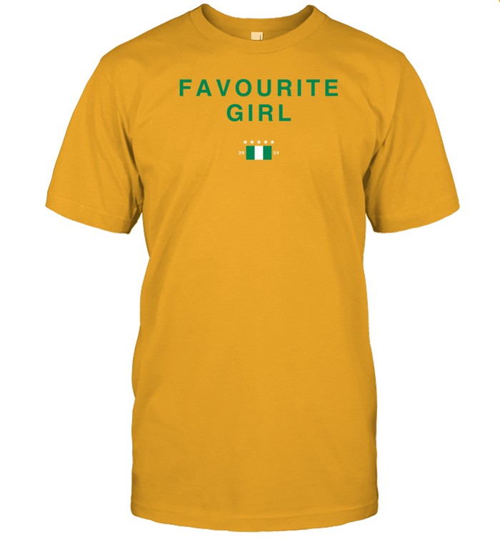 Shirt Nigeria Flag Favourite Girl 2024