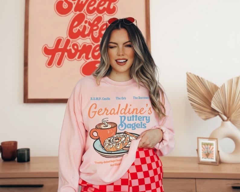 Zodiac Academy Geraldine's Buttery Bagels Sweatshirt, Zodiac Academy Series, ZA Merch, Book Club, Bookish Sweatshirt, Booktok Merch, T-Shirt, Sweatshi