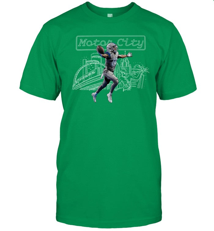 Detroit Lions Amon-Ra St. Brown Motor City Black Shirt