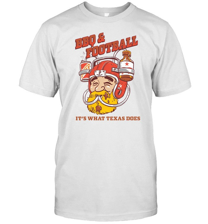 Shirt Bbq & Football It's What Texas Does