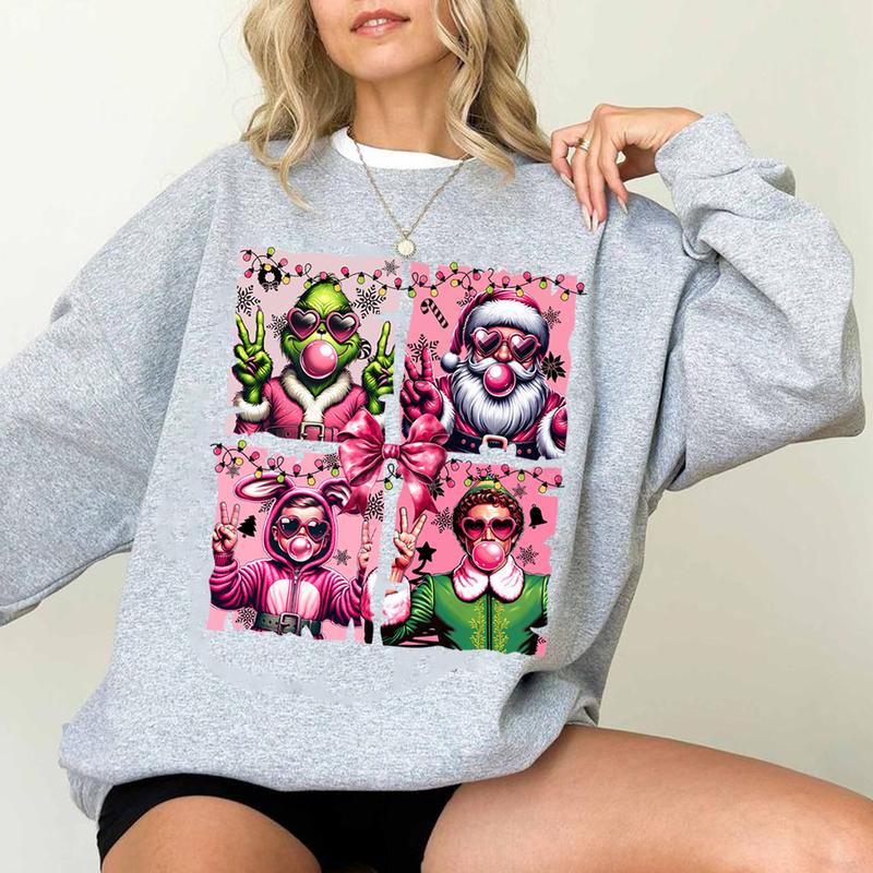 The Boys Of Winter Sweater, Christmas 90Ã¢â‚¬â„¢s Series Sweater, Pink Christmas Movie Sweater, Christmas Movie Characters Sweater, Funny Holiday Sweater