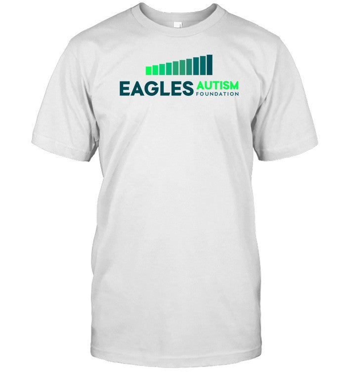 Kylie Kelce Wearing Eagles Autism Foundation Shirt