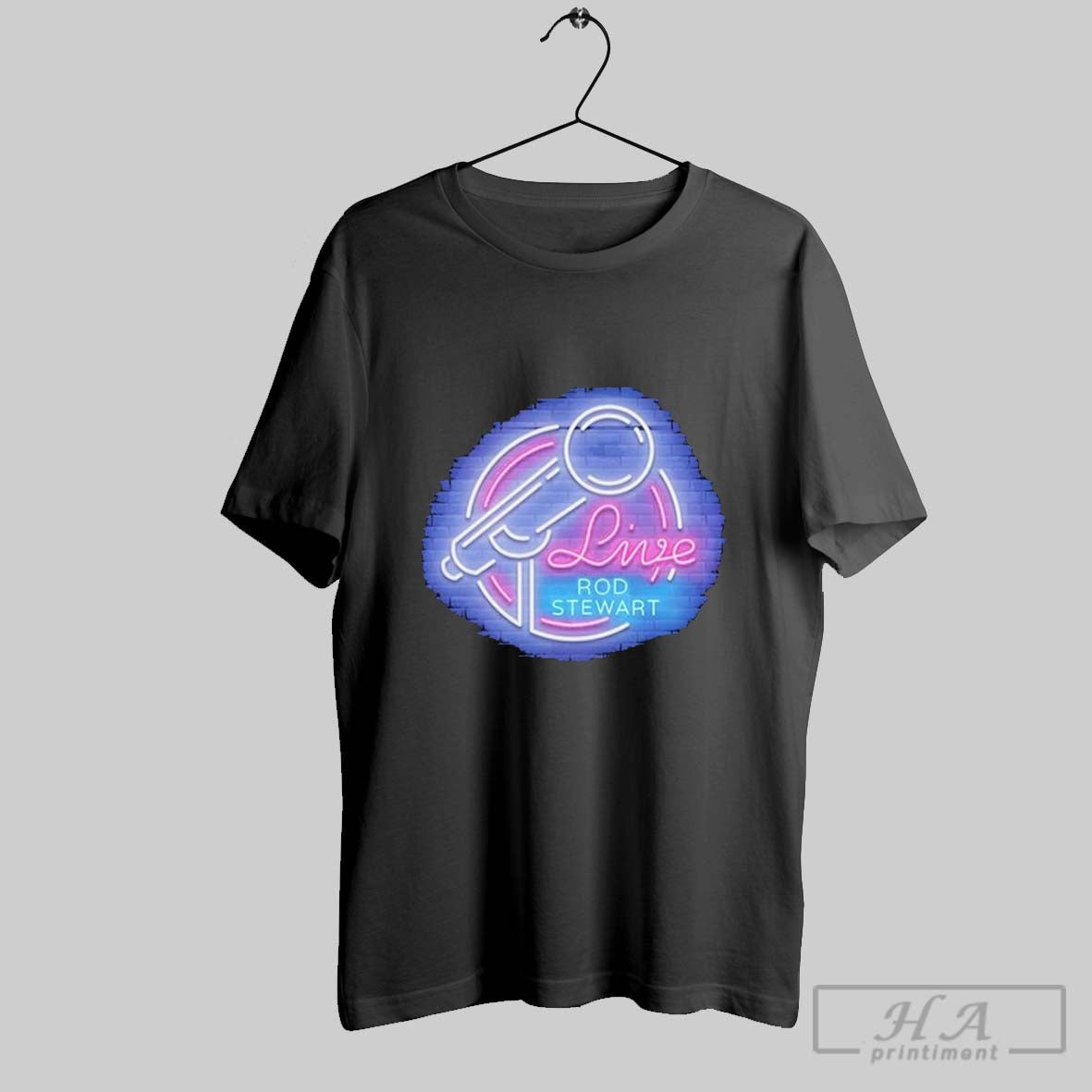 Rod Stewart Live Neon T Shirts