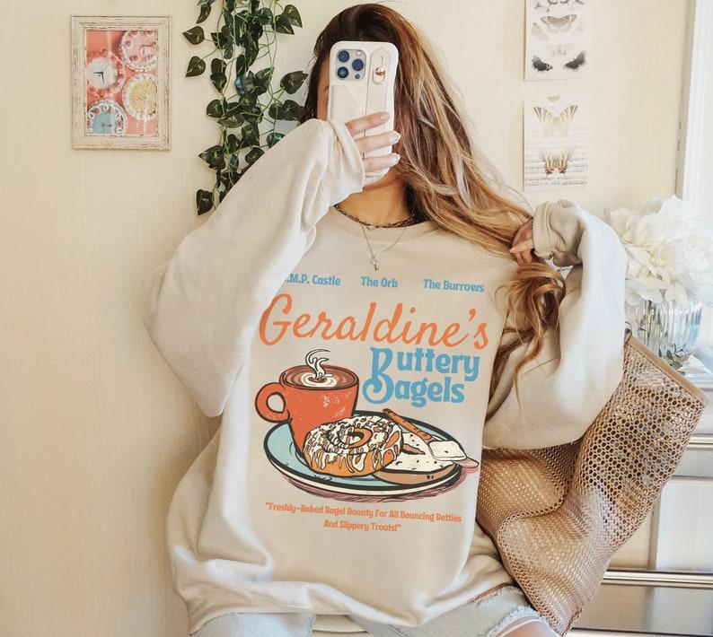 Zodiac Academy Geraldine's Buttery Bagels Sweatshirt, Zodiac Academy Series, ZA Merch, Book Club, Bookish Sweatshirt, Booktok Merch, T-Shirt, Sweatshi