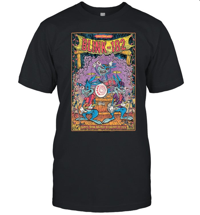 Limited Blink-182 Sydney, AU Feb 17, 2024 Qudos Bank Arena Events Shirt