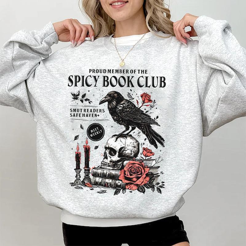Vintage Spicy Book Club Hoodie, Morally Grey Book Club Sweatshirt, Book Lover Shirt, Bookish Merch, Booktok Shirt, Smut Book Shirt