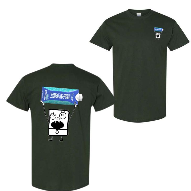 Doodlebob Beatboxe 2 Sided T-Shirt, Funny Drinking T-Shirt, Summer T-Shirt, Full Color T-Shirt, Unisex T-Shirt, For Men, For Women, Gift For All Mensw