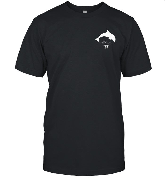 Limited Allah-Las Zuma 85 Dolphin Logo T-Shirt Black