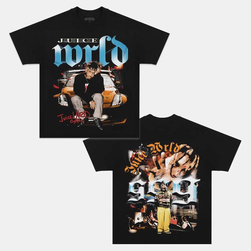 JUICE WRLD V3 TEE Cotton Vintage Shirt To Match Sneaker Hiphop Clothing Rapper Merch Shirt, Hiphop Tour Concert 2024, Gift For Fan Y2K Aesthetic Hoodi