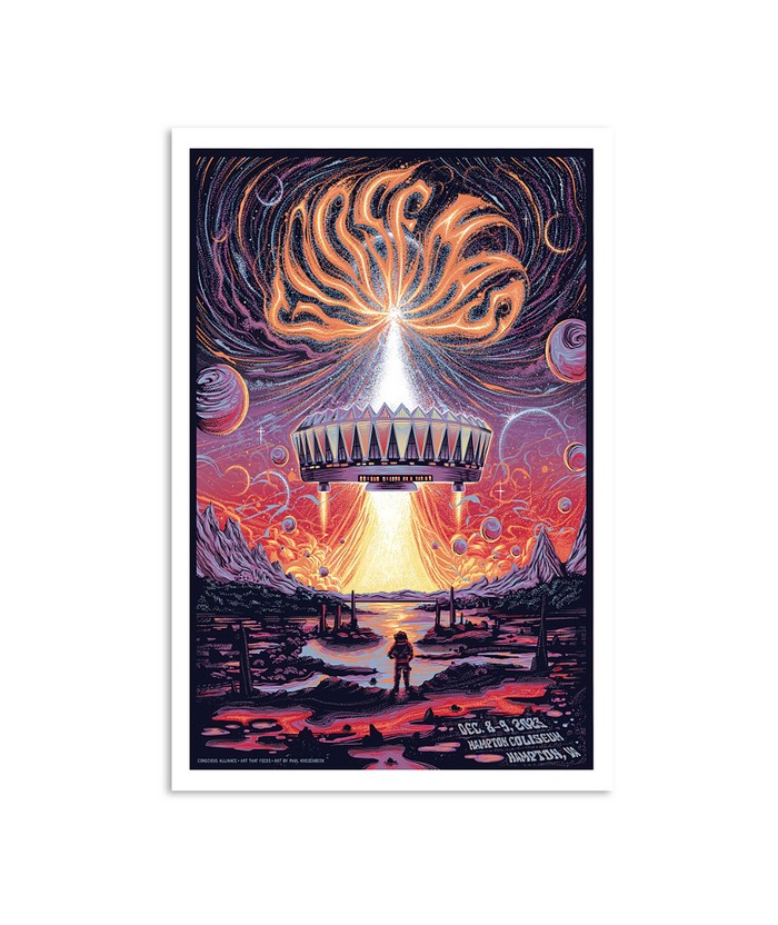 December 8-9, 2023 Goose Concert Hampton Coliseum Hampton, VA Poster