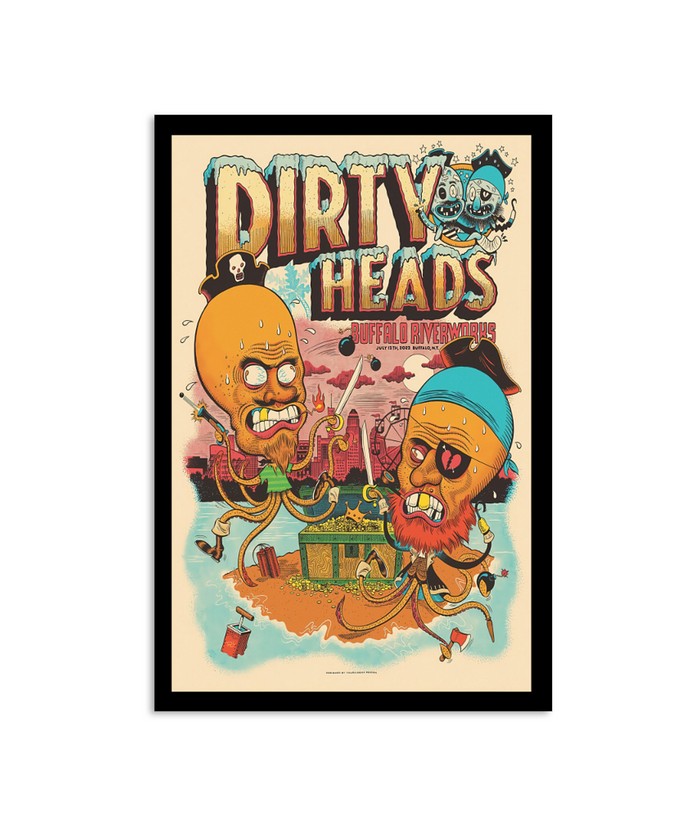 Dirty Head Thursday July 13, 2023 Buffalo RiverWorks Concert Poster