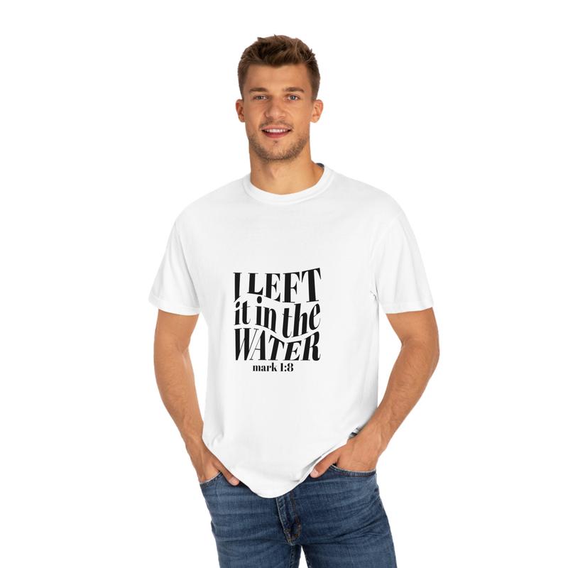 Left It In The Water Baptism Shirt Baptism Gift For Women And Men Religious Shirt Bible Verse Shirt Church Shirt Gift For Christian  sweater and hoodi
