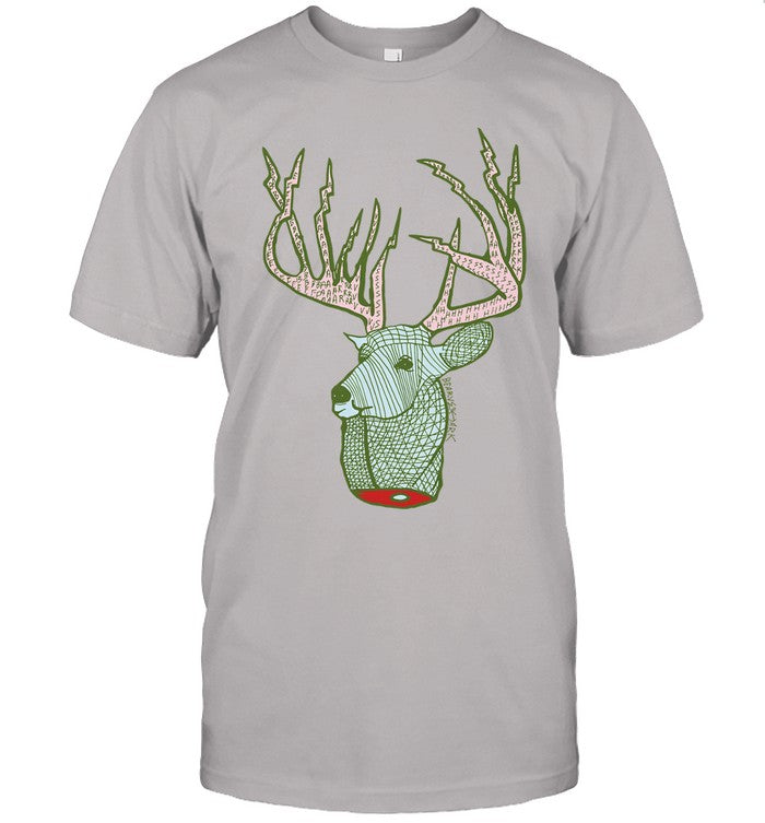 Bear vs. Shark Deer Head Tee