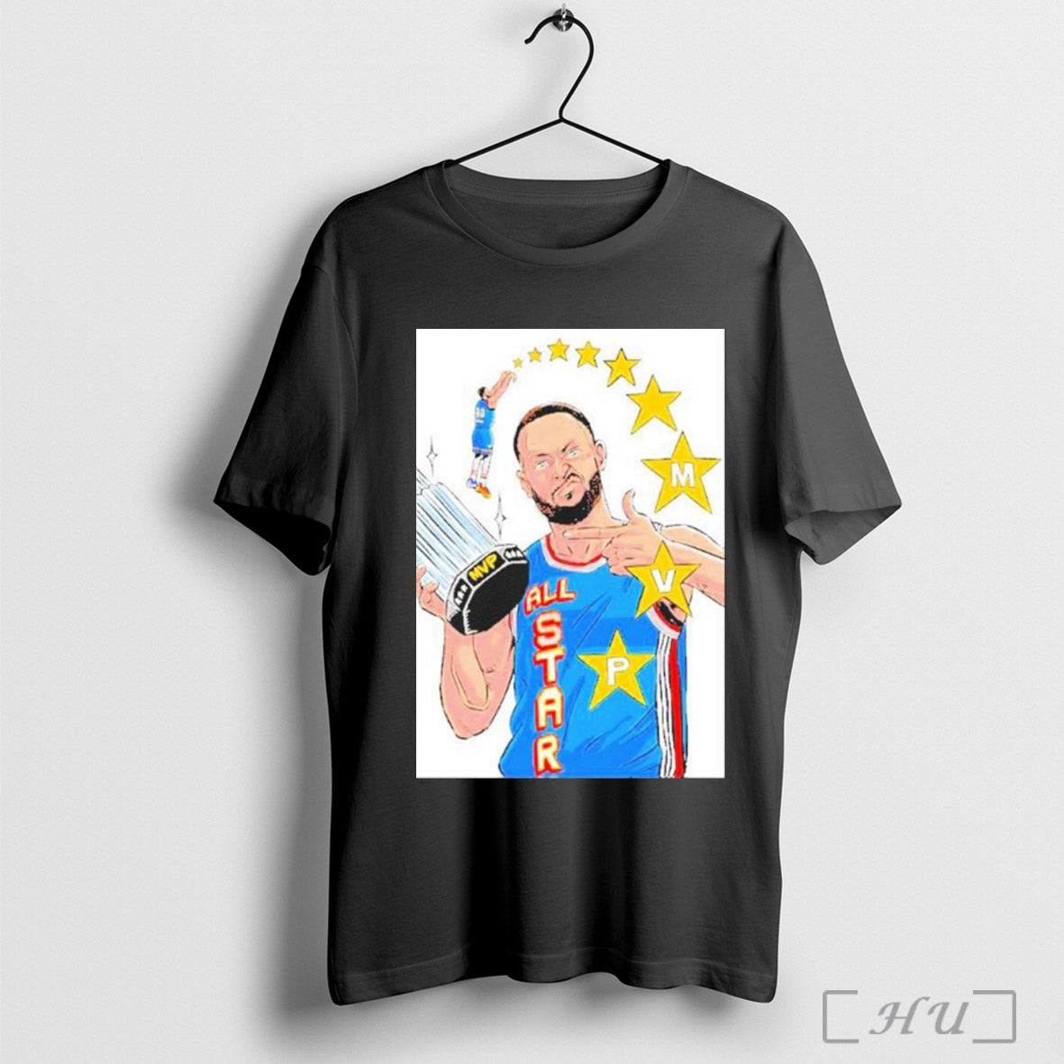 Stephen Curry All Star Mvp Golden State Warriors Cartoon T Shirt Sweatshirt