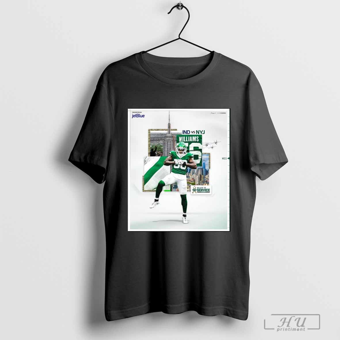 Quincy Williams Indianapolis Colts Vs New York Jets Salute To Service Poster T-shirt