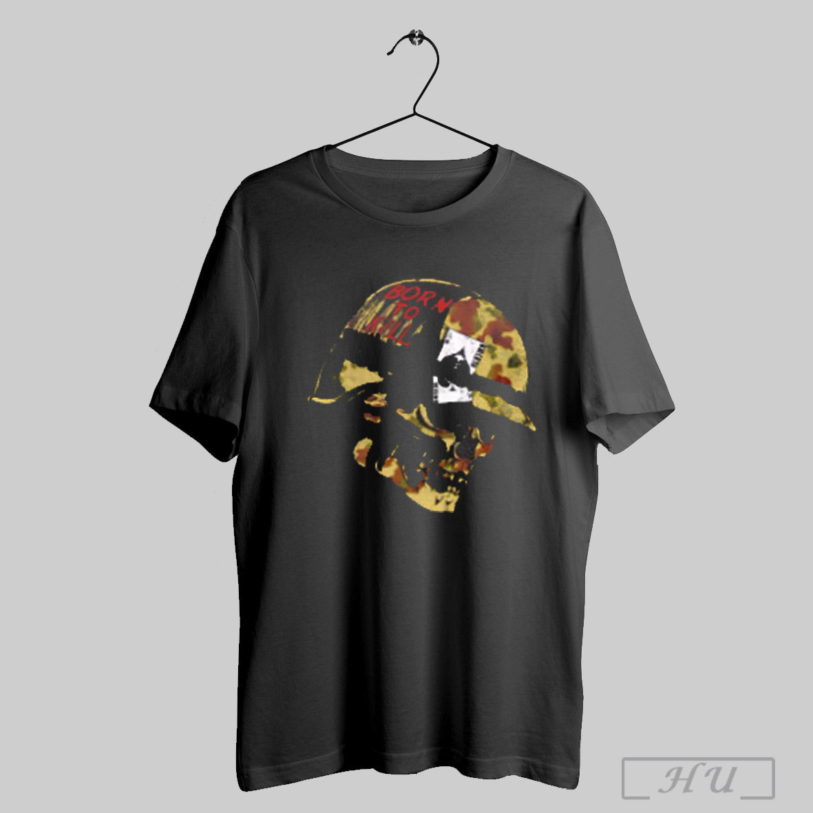 Skull Born To Kill T Shirt Sweatshirt Poster