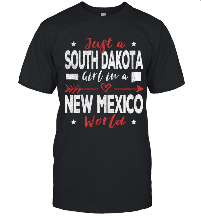 Just A South Dakota Girl In A New Mexico World Long Sleeve T-Shirt