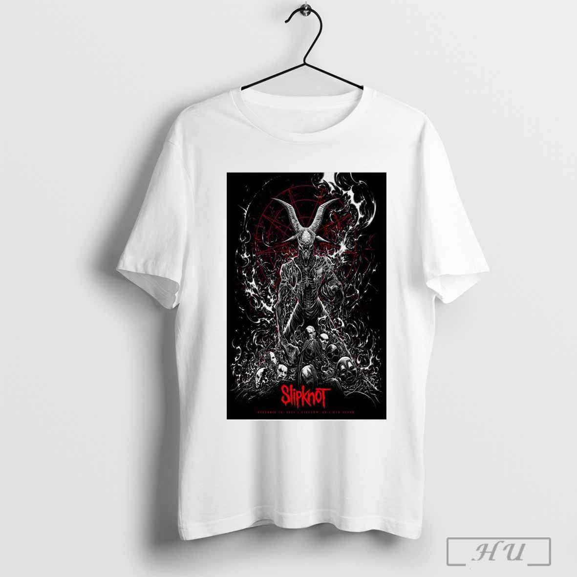 Slipknot At Ovo Hydro In Glasgow Uk On Dec 15 2024 Concert Poster T Shirt