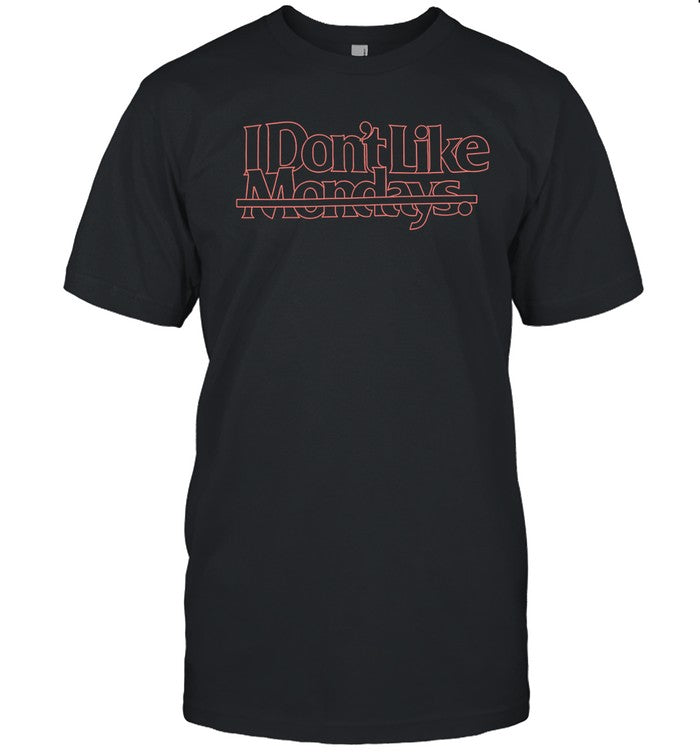 I Don't Like Mondays Band Black Thunderbird Tour 2022 T-Shirt