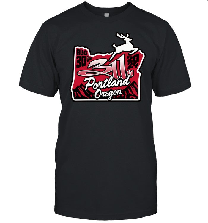 Aug 30 2024 Tour 311 Band McMenamins Historic Edgefield Manor Troutdale, OR Shirt
