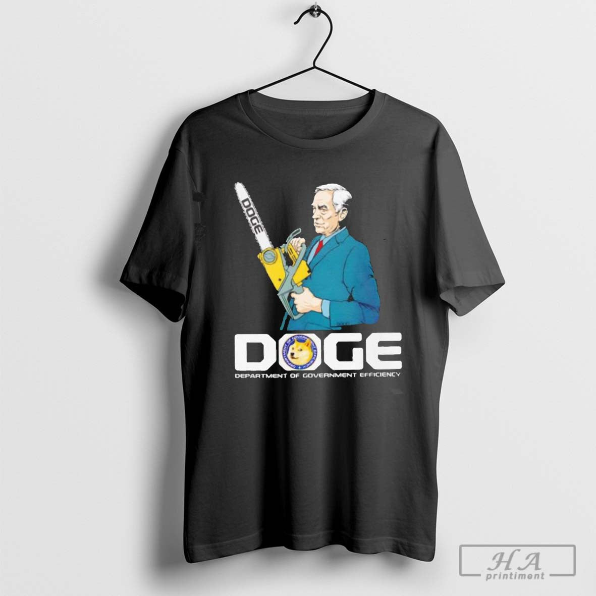 Ron Paul DOGE Department of Government Efficiency shirt