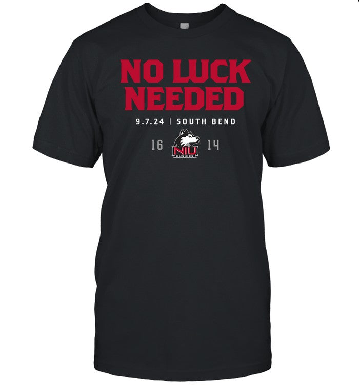 NIU Huskies No Luck Needed Shirt