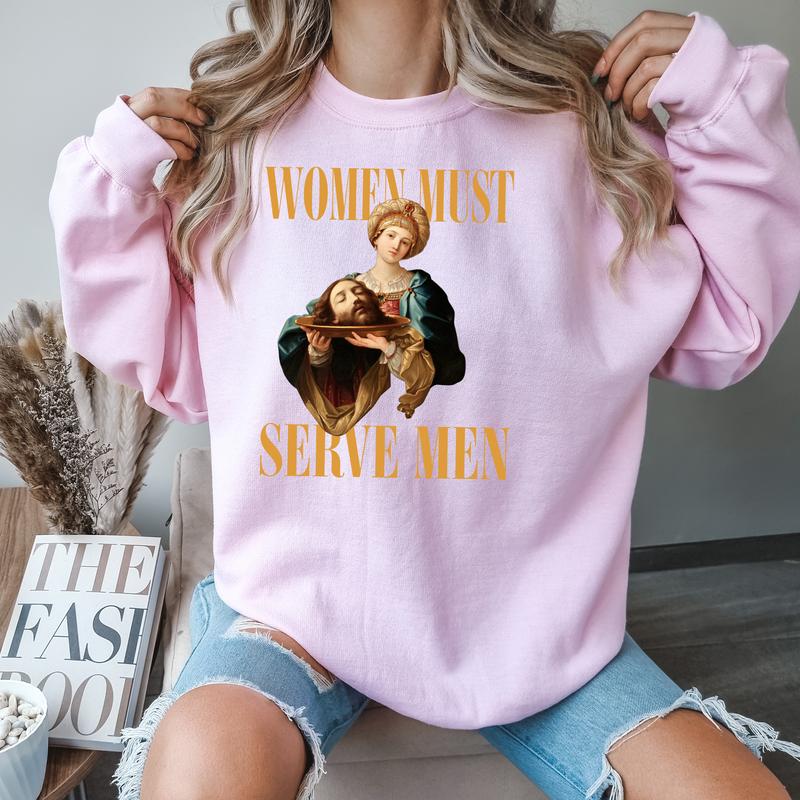 WÐ¾mÐµn Must SÐµrve Men Shirts