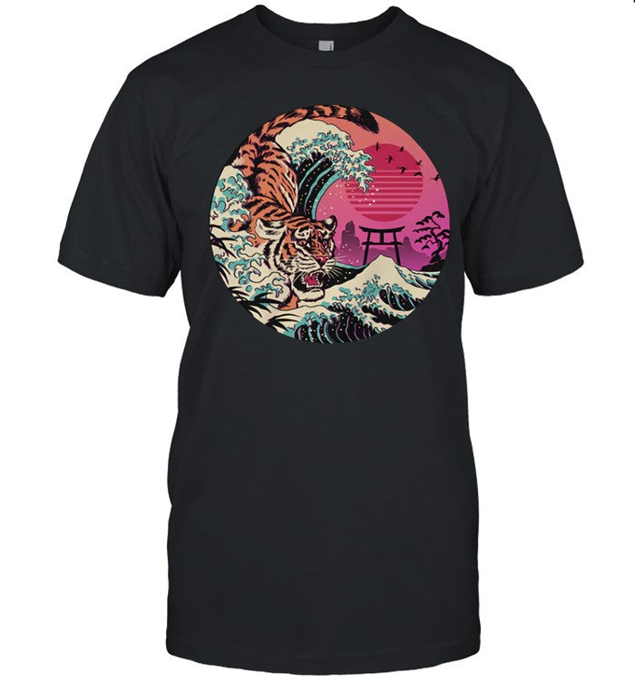 radd tiger wave tee