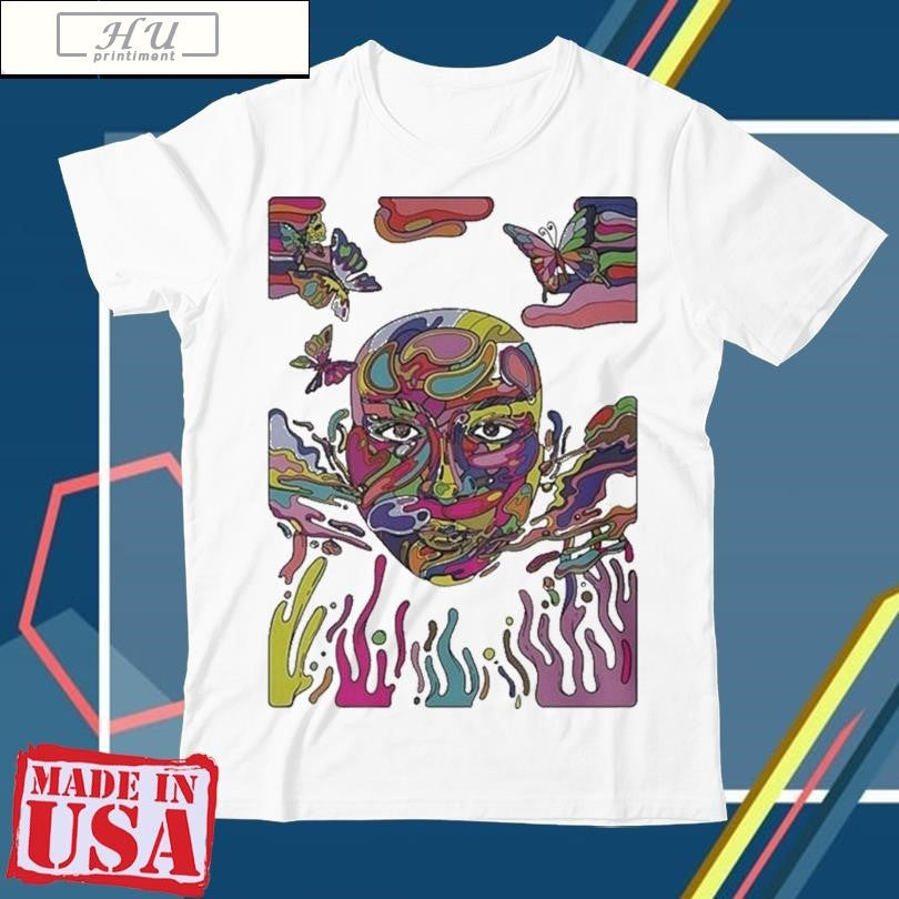 Psychedelic Non Binary Face T-Shirt