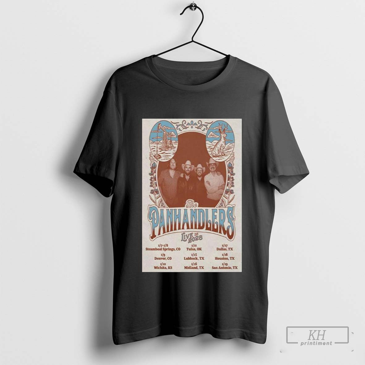 Poster The Panhandlers Live In Tour 2025 Shirt T Shirt